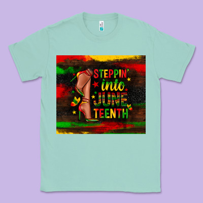 Classic Tee steppin into juneteenth