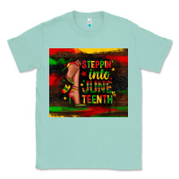 Seafoam steppin into juneteenth Classic Tee - Zillion Design Studio