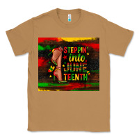 Toasted Coconut steppin into juneteenth Classic Tee - Zillion Design Studio