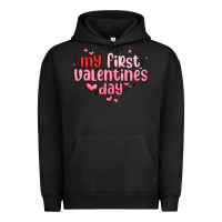 Pigment Black my first valentines day Urban Hoodie - MaliasSmallBusiness