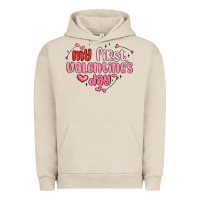 Pigment French Oak my first valentines day Urban Hoodie - MaliasSmallBusiness