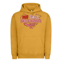 Pigment Peanut Butter my first valentines day Urban Hoodie - MaliasSmallBusiness