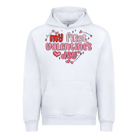 White my first valentines day Urban Hoodie - MaliasSmallBusiness