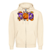 Sandshell dad basketball Zipper Hoodie - Zillion Design Studio