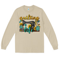 Mushroom quilting life western Long Sleeve Tee - texasbilliewilder