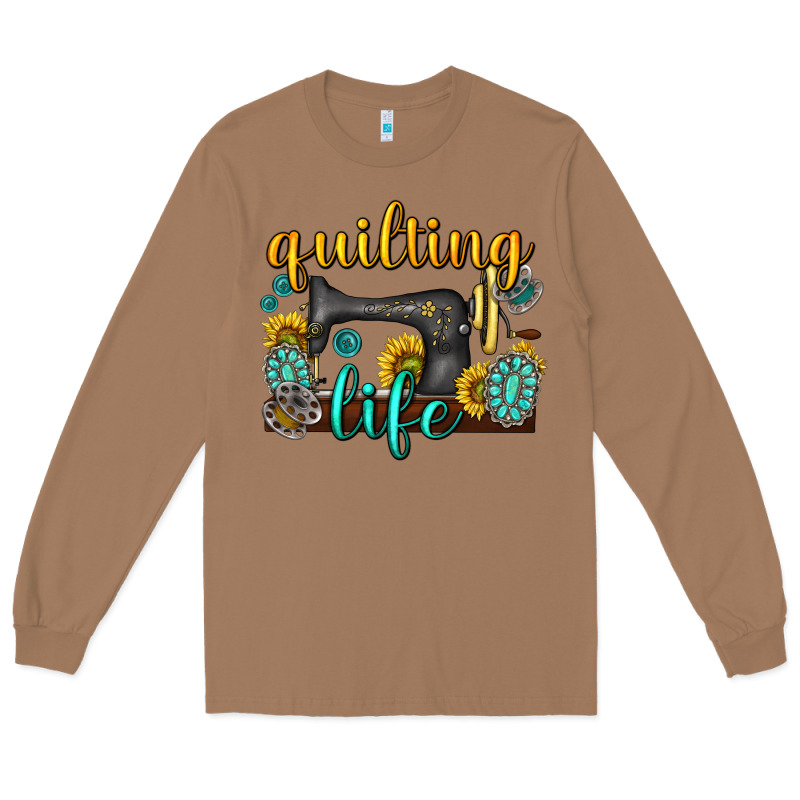 Quilting Life Western Long Sleeve Tee by texasbilliewilder | Teevron