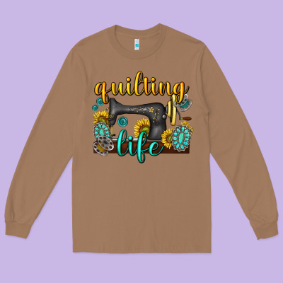 Long Sleeve Tee quilting life western
