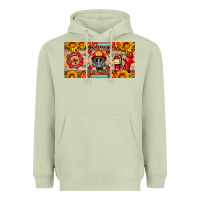 Matcha firefighter air mask sunflower and elementary license plate Heavyweight Hoodie - HRA Design Shop