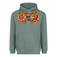 Sage firefighter air mask sunflower and elementary license plate Heavyweight Hoodie - HRA Design Shop