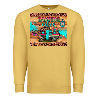 Antique Gold camping vibes Premium Sweatshirt - JahusDesignShop