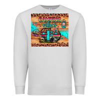 Dove Grey camping vibes Premium Sweatshirt - JahusDesignShop