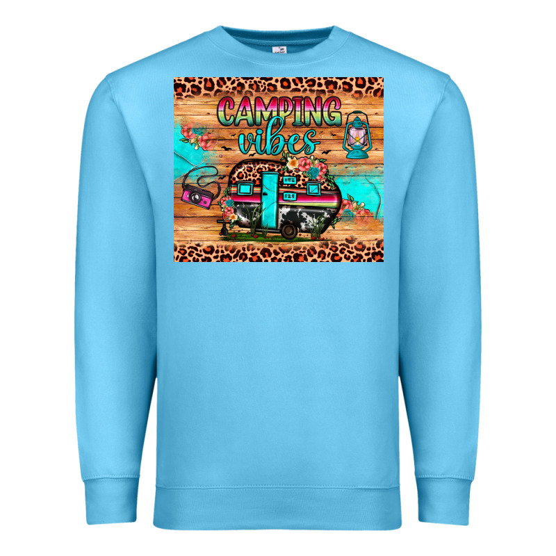 Camping Vibes Premium Sweatshirt by JahusDesignShop | Teevron