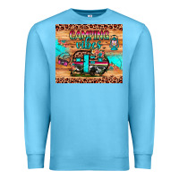 Ocean Blue camping vibes Premium Sweatshirt - JahusDesignShop