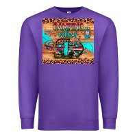 Purple camping vibes Premium Sweatshirt - JahusDesignShop