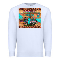 White camping vibes Premium Sweatshirt - JahusDesignShop
