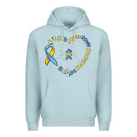 Blue Mist world down syndrome day Premium Hoodie - MaliasSmallBusiness