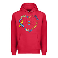 Cardinal world down syndrome day Premium Hoodie - MaliasSmallBusiness