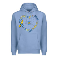 Colony Blue world down syndrome day Premium Hoodie - MaliasSmallBusiness