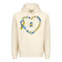 Sandshell world down syndrome day Premium Hoodie - MaliasSmallBusiness