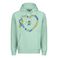 Seafoam world down syndrome day Premium Hoodie - MaliasSmallBusiness