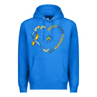True Royal world down syndrome day Premium Hoodie - MaliasSmallBusiness