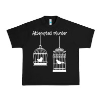 Black Attempted Murder Urban Heavy Tee - Bettercallsaul