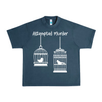 Midnight Navy Attempted Murder Urban Heavy Tee - Bettercallsaul