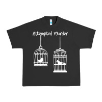 Pigment Black Attempted Murder Urban Heavy Tee - Bettercallsaul