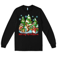 Black merry christmas rabbits Long Sleeve Tee - Zillion Design Studio