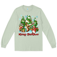 Matcha merry christmas rabbits Long Sleeve Tee - Zillion Design Studio
