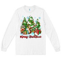 Merry Christmas Rabbits Long Sleeve Tee | Teevron