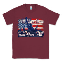 Burgundy all gave some some gave all tbw Classic Tee - texasbilliewilder
