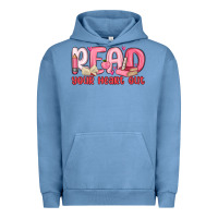 Pigment Pebble Blue read your heart out Urban Hoodie - MaliasSmallBusiness