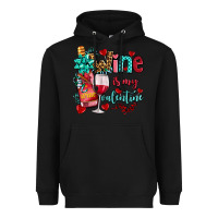 Black wine is my valentine olivia Heavyweight Hoodie - OliviaCreatesArt