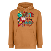 Meerkat wine is my valentine olivia Heavyweight Hoodie - OliviaCreatesArt