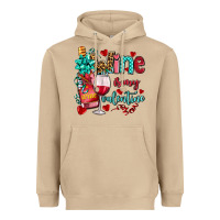 Mushroom wine is my valentine olivia Heavyweight Hoodie - OliviaCreatesArt
