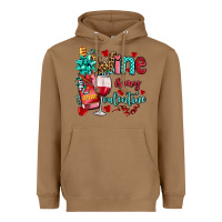 Toasted Coconut wine is my valentine olivia Heavyweight Hoodie - OliviaCreatesArt