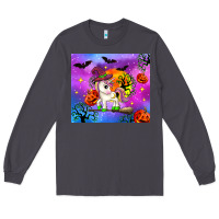Smoke halloween unicorn Long Sleeve Tee - Zillion Design Studio