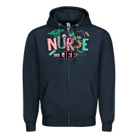Navy nurse life Zipper Hoodie - texasbilliewilder