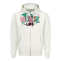 Nurse Life Zipper Hoodie | Teevron