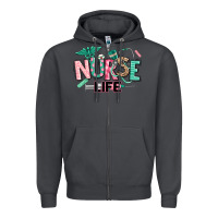 Smoke nurse life Zipper Hoodie - texasbilliewilder