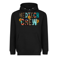 Black medtech crew Heavyweight Hoodie - RacoonDesign