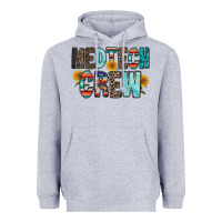 Heather Grey medtech crew Heavyweight Hoodie - RacoonDesign