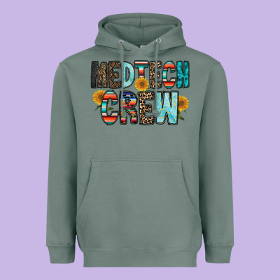 Medtech Crew Heavyweight Hoodie Designed By Racoondesign