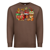 Chestnut christmas cookie coffee cups Premium Sweatshirt - AdoDesignShop