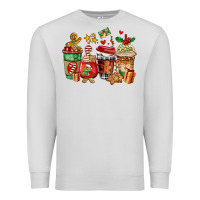 Dove Grey christmas cookie coffee cups Premium Sweatshirt - AdoDesignShop