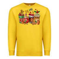 Lemon christmas cookie coffee cups Premium Sweatshirt - AdoDesignShop