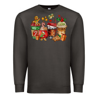 Smoke christmas cookie coffee cups Premium Sweatshirt - AdoDesignShop