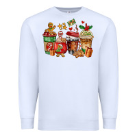 White christmas cookie coffee cups Premium Sweatshirt - AdoDesignShop