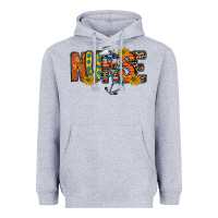 Heather Grey nurse western Heavyweight Hoodie - RacoonDesign